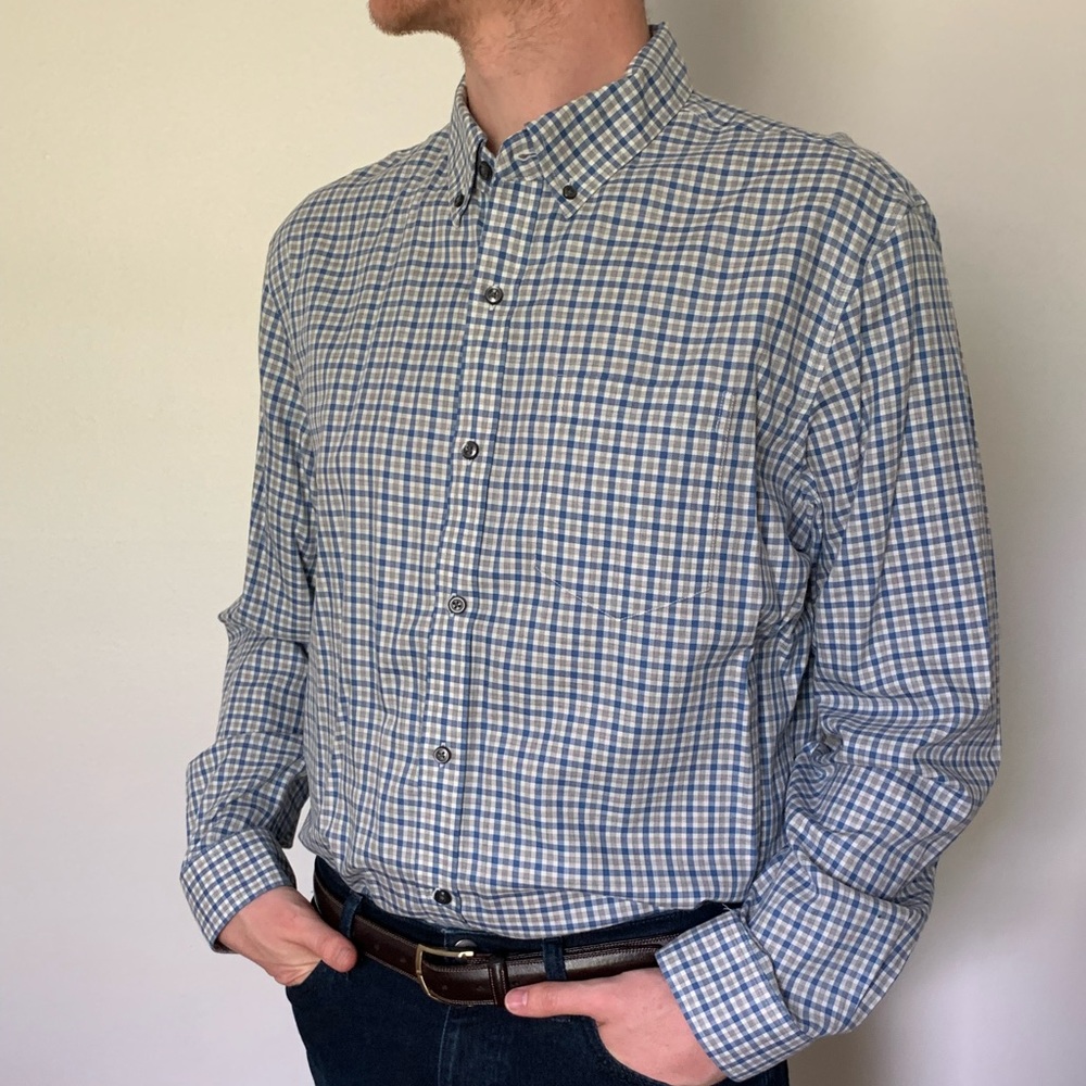 Checked L.L. Bean Button-Up 🍃